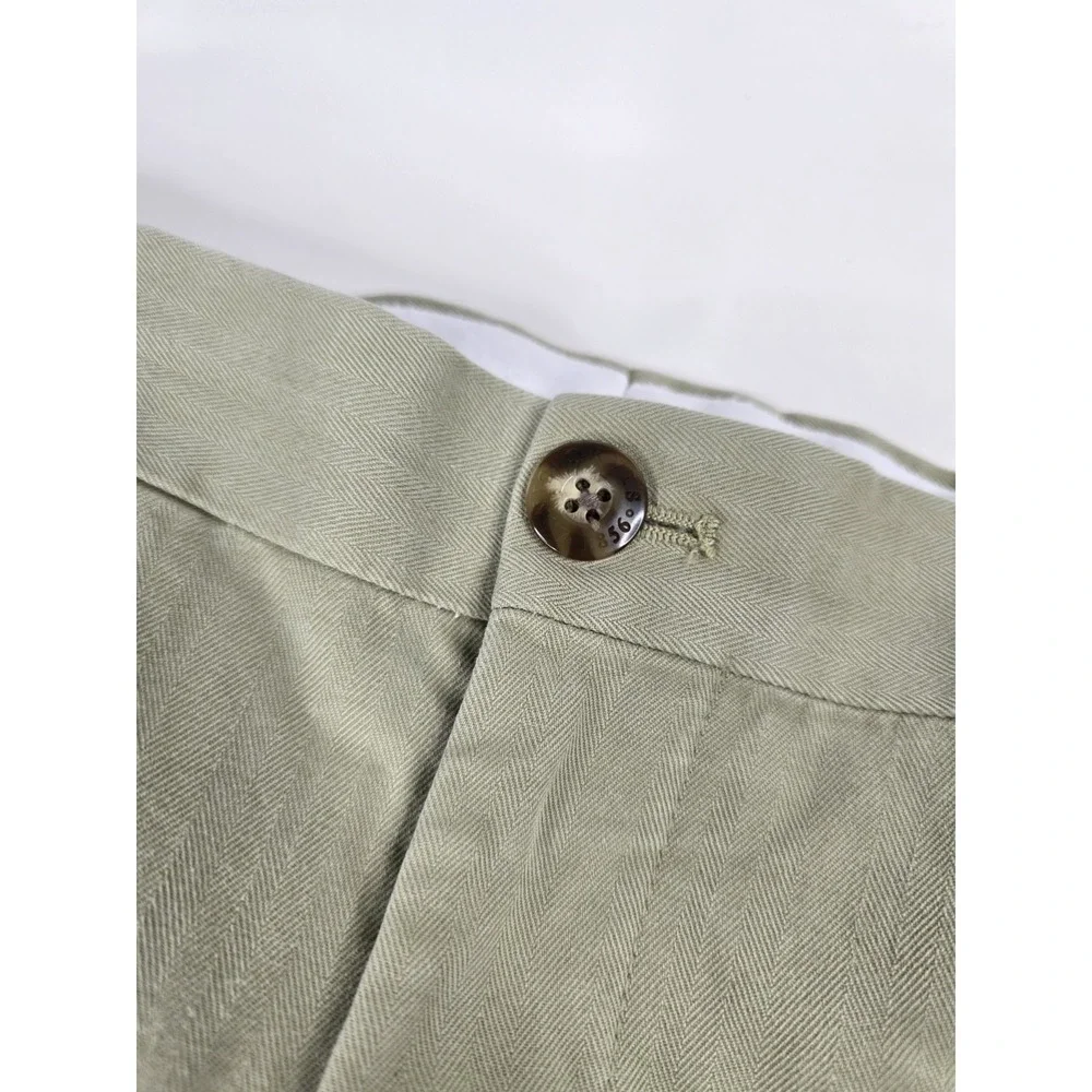 Orvis Shorts Men 42W Beige Signature Collection Flat‎ Front Chino Golf Fishing